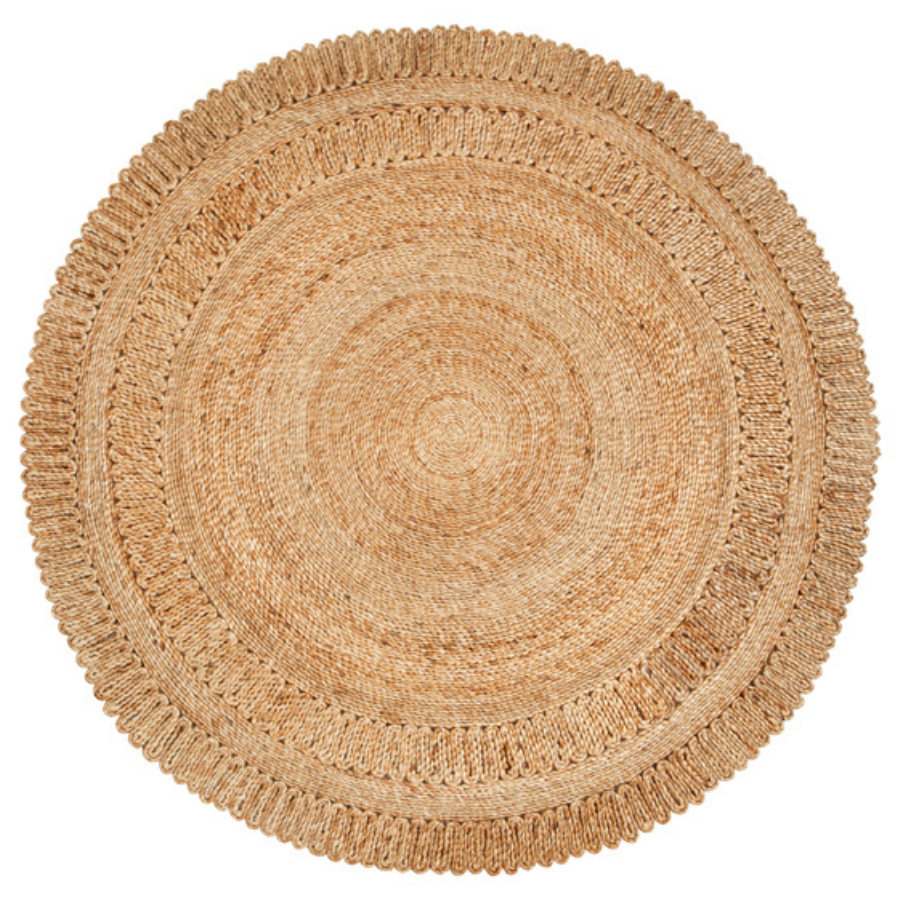 Magnolia Round Jute Rug - Jute Rug Fab Habitat