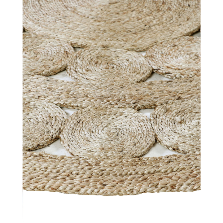 Mehak Round Jute Rug - Jute Rug Fab Habitat