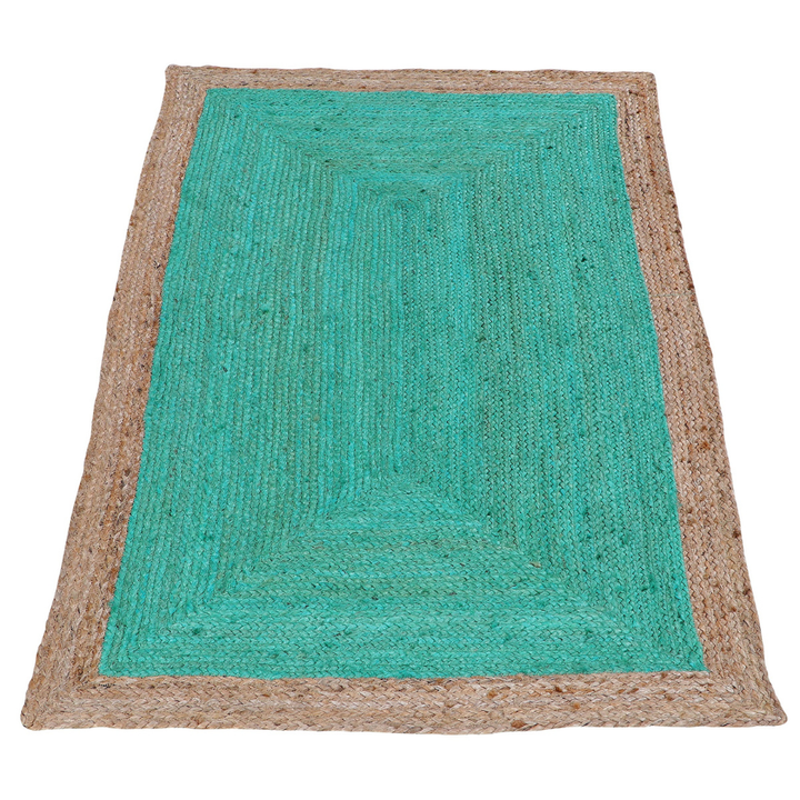 Phoenix Sea Green - Jute Rug Fab Habitat