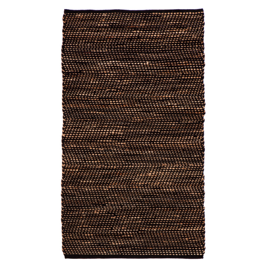 IBIS Black Jute Rug - Jute Rug Fab Habitat