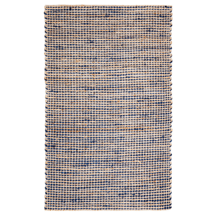 IRIS Indigo Blue Jute Rug - Jute Rug Fab Habitat