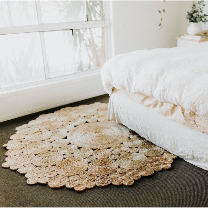 Marigold Round Jute Rug - Jute Rugs Fab Habitat