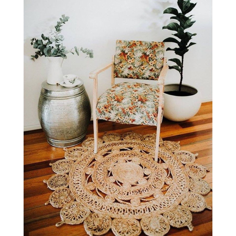 Mimosa Round Jute Rug - Jute Rugs Fab Habitat