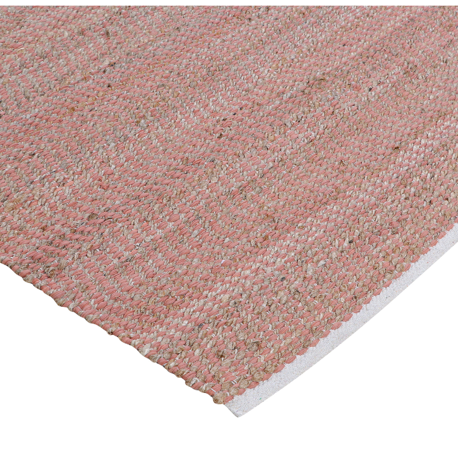 IBIS Peach Jute Rug - Jute Rugs Fab Habitat