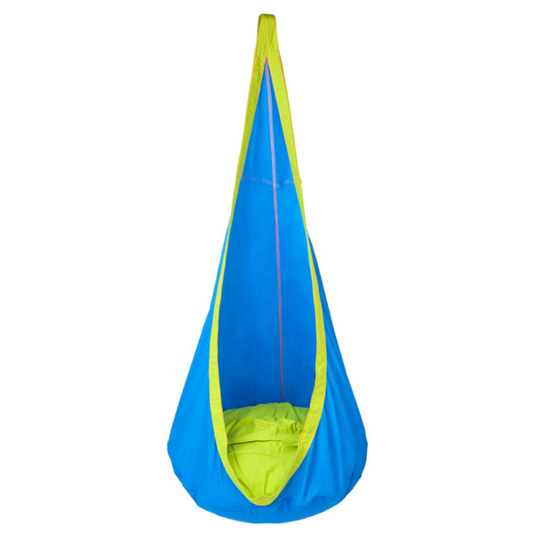 Darwin Blue - Kids Nest Swing - Kids Hammock Fab Habitat