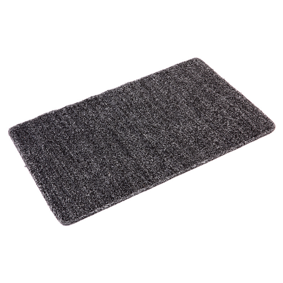 Polycot Black Non Slip Kitchen Mat - Non Slip Kitchen Mats Fab Habitat