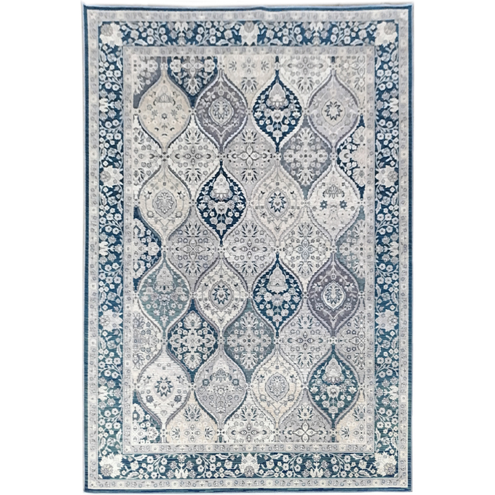 Fiang Multicolour Blue Nonslip Rug - Non Slip Rugs Fab Habitat