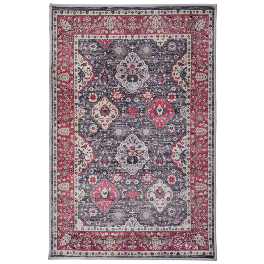 Gilgit Multicolour Traditional Nonslip Rug - Non Slip Rugs Fab Habitat