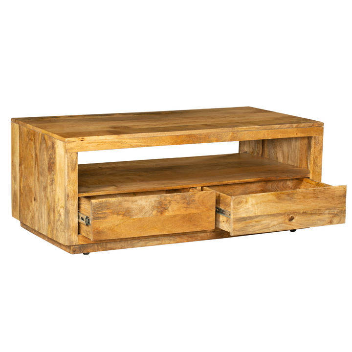 Nyra Coffee Table with 2 Drawers - Fab Habitat , Coffee Tables, [product_size],