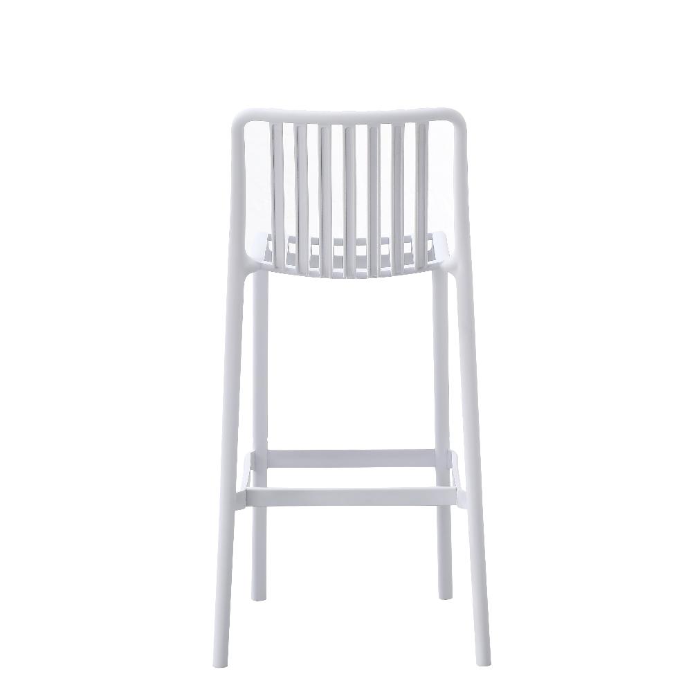 Bertioga White Outdoor Barstool - Outdoor Furniture Fab Habitat