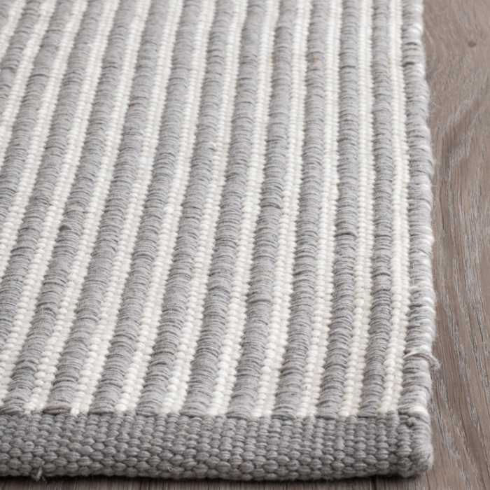 Denver Grey and Ivory Modern P.E.T Indoor Outdoor Area Rug - Outdoor Rugs Fab Habitat