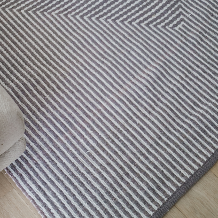 Denver Grey and Ivory Modern P.E.T Indoor Outdoor Rug - Outdoor Rugs Fab Habitat