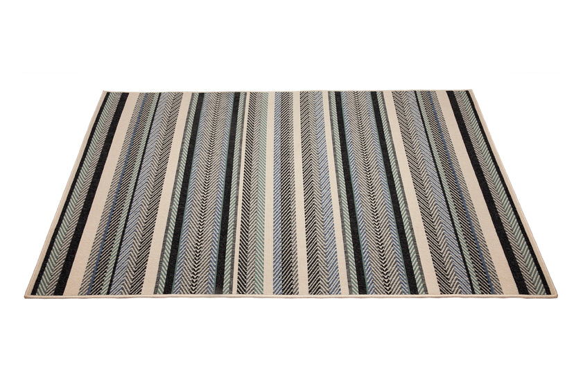 Zahra Striped Outdoor Rug - Outdoor Rugs Fab Habitat