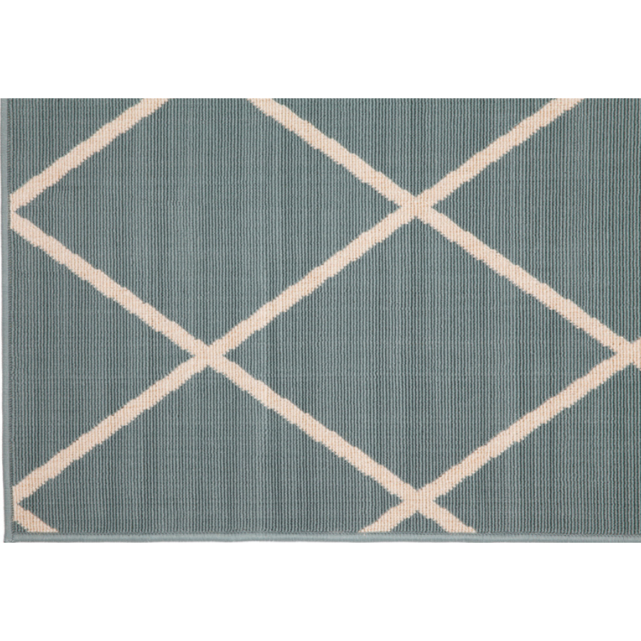 Tucson Aqua Green Polypropylene Outdoor Rug - Outdoor Rugs Fab Habitat