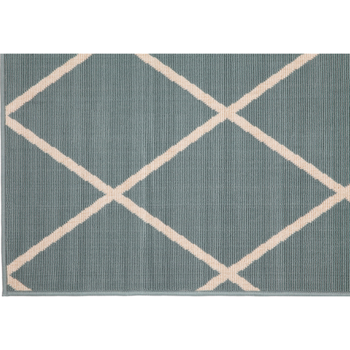 Tucson Aqua Green Polypropylene Outdoor Rug - Outdoor Rugs Fab Habitat