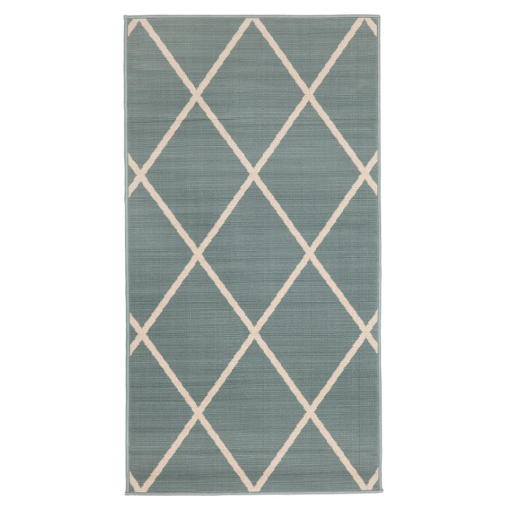 Tucson Aqua Green Polypropylene Outdoor Rug - Outdoor Rugs Fab Habitat