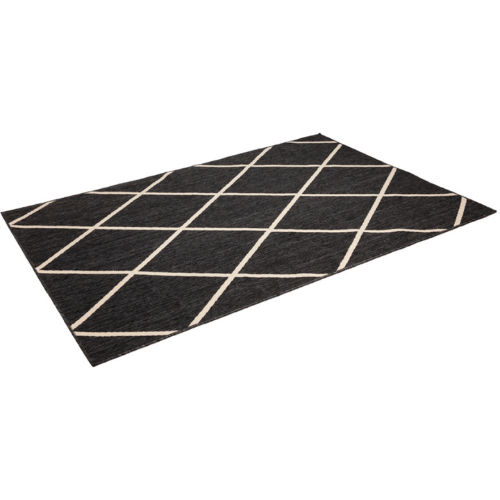 Tucson Black Outdoor Rug - Outdoor Rugs Fab Habitat