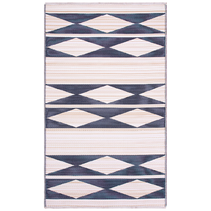 Cairo Modern Outdoor Recycled Plastic Area Rug - Recycled Plastic Rugs & Mats Fab Habitat