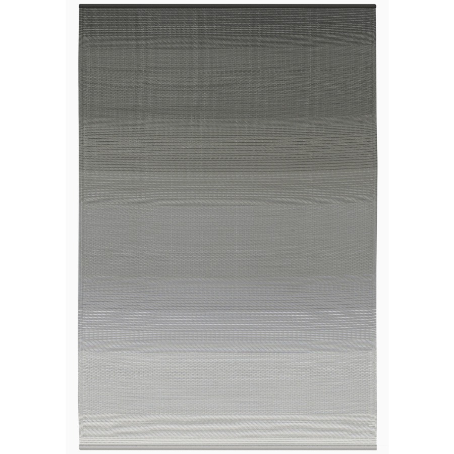 Big Sur Ash Modern Recycled Plastic Large Outdoor Rug - Recycled Plastic Rugs & Mats Fab Habitat