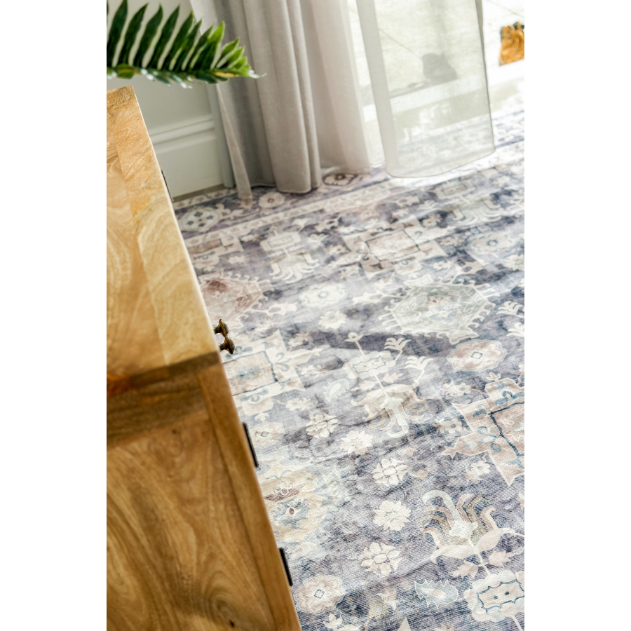 Anna Grey Machine Washable Rug - Rugs Fab Habitat