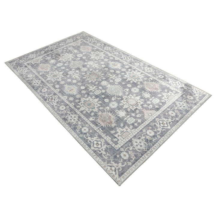 Anna Grey Machine Washable Rug - Rugs Fab Habitat