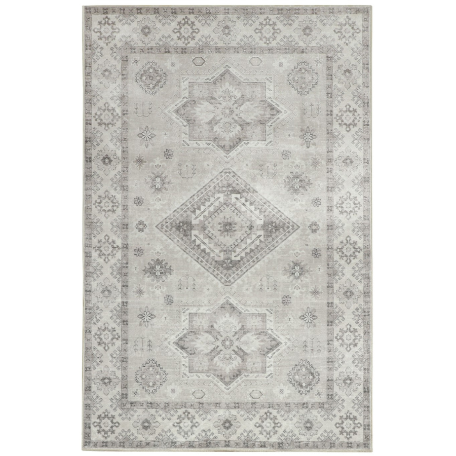 Kanchan Beige Machine Washable Rug - Rugs Fab Habitat