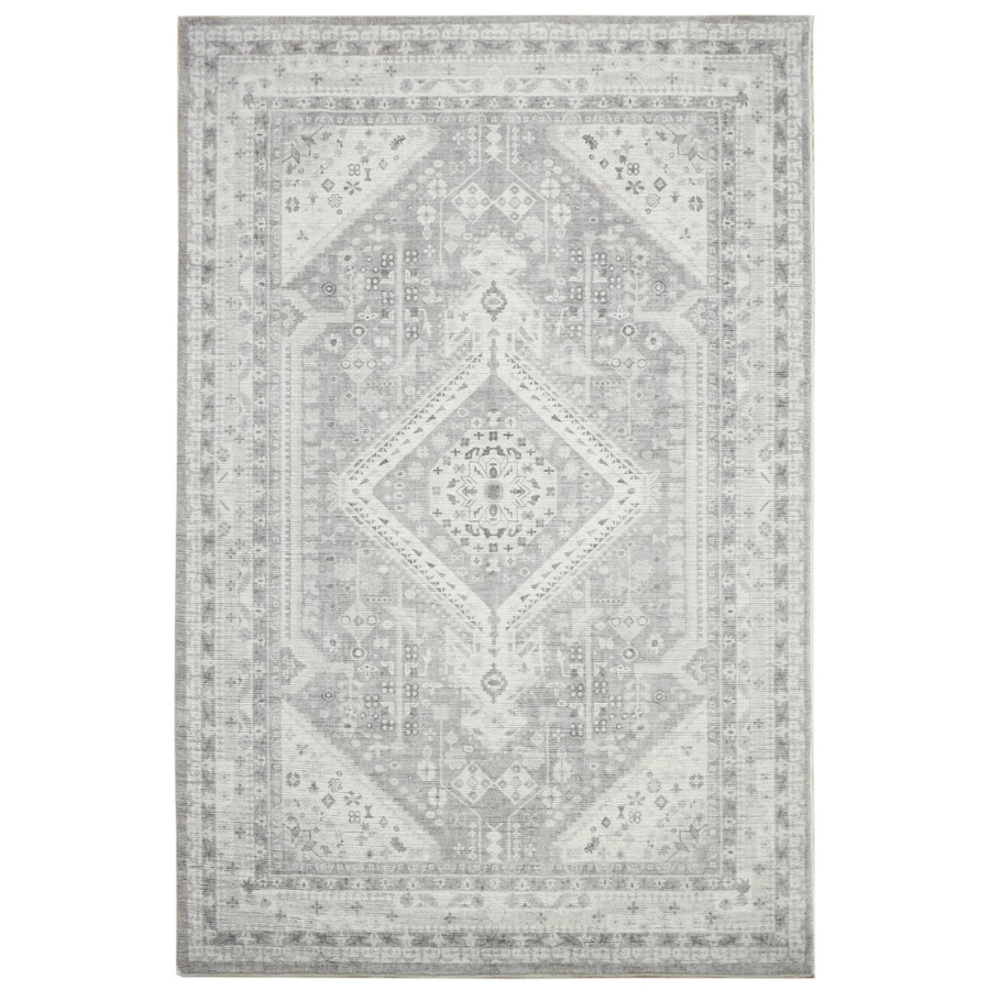 Lagos Grey Machine Washable Rug - Rugs Fab Habitat