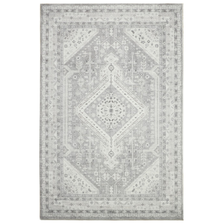 Lagos Grey Machine Washable Rug - Rugs Fab Habitat