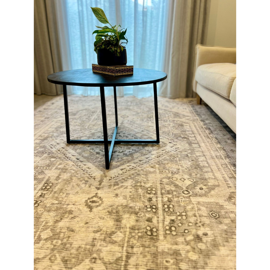 Lagos Grey Machine Washable Rug - Rugs Fab Habitat