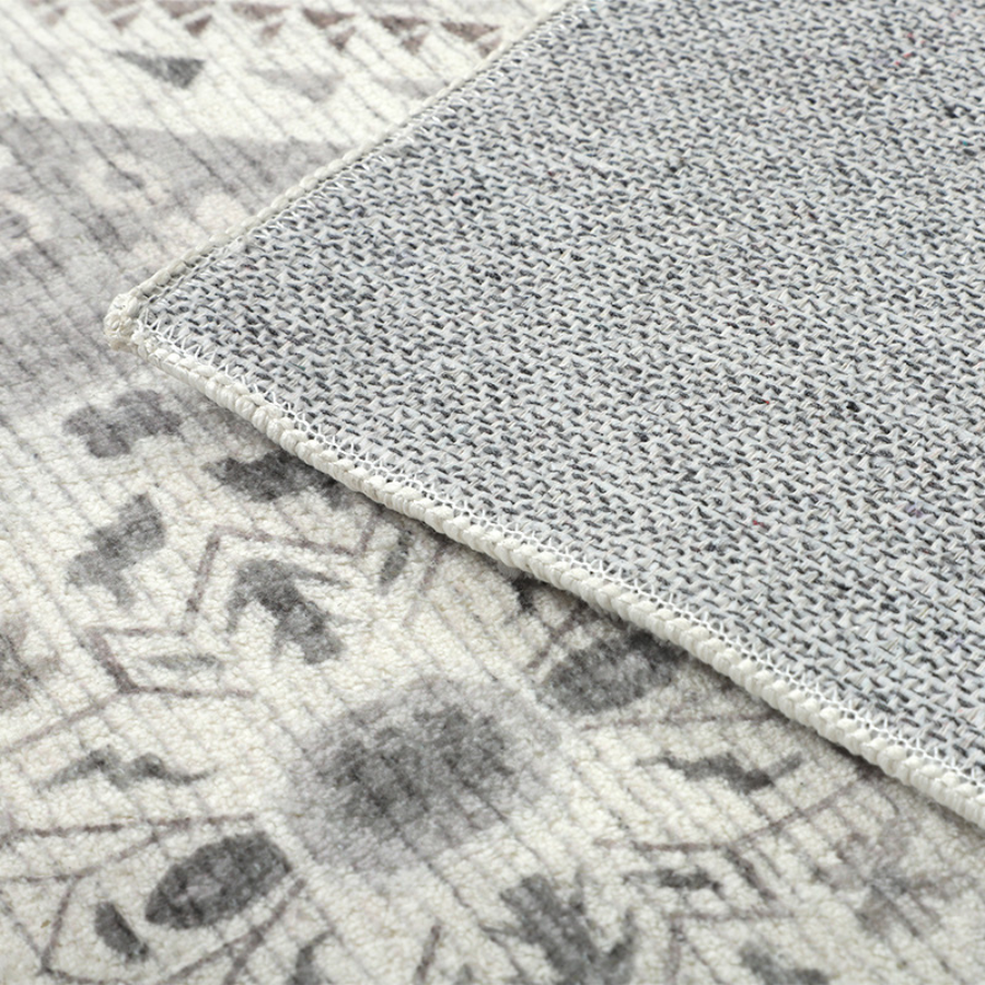 Lagos Grey Machine Washable Rug - Rugs Fab Habitat