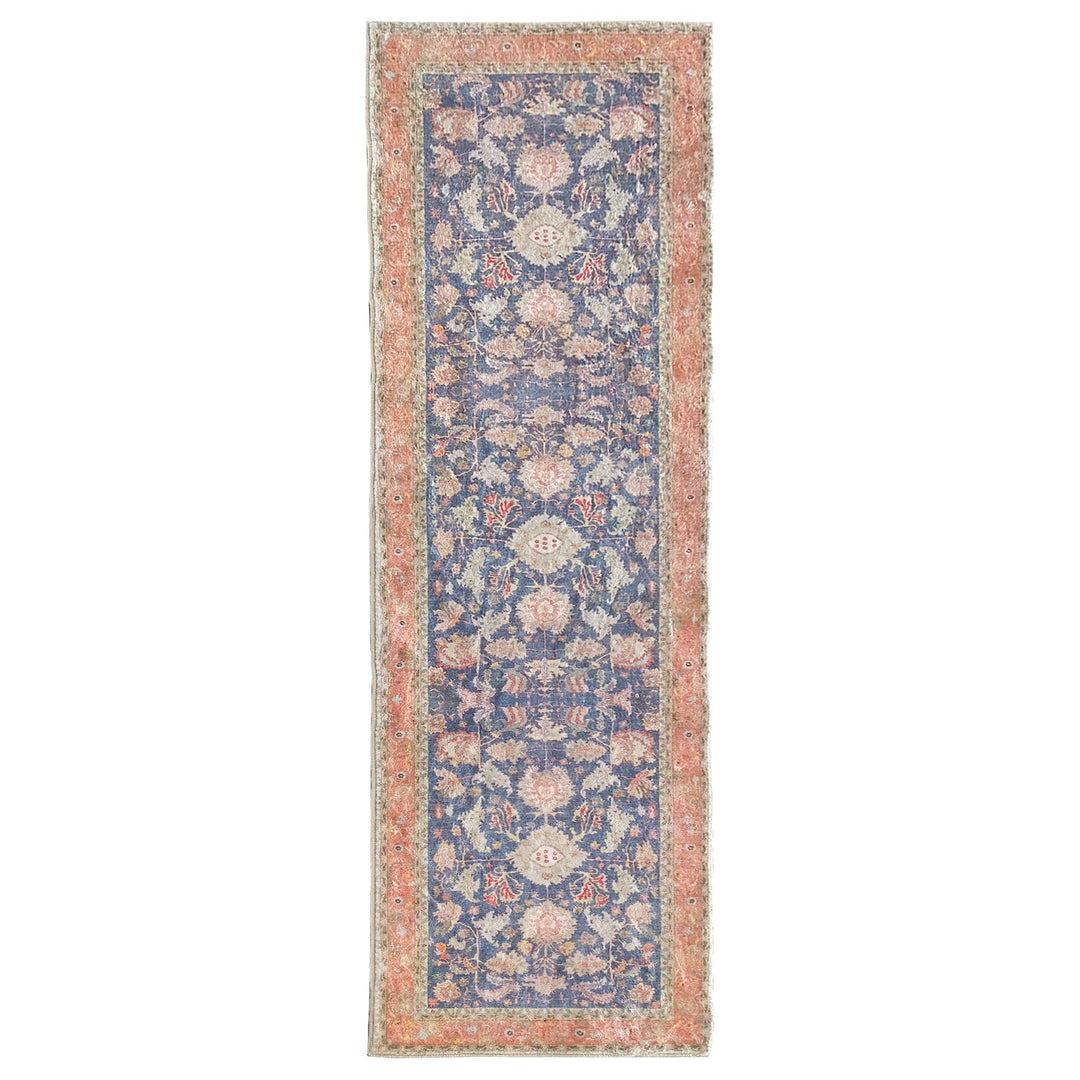 Vama Blue Machine Washable Carpet - Rugs Fab Habitat