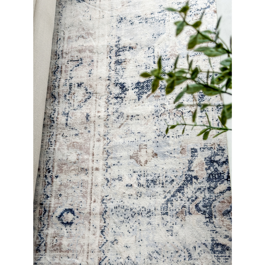 Kiara Distressed Machine Washable Rug - Rugs Fab Habitat