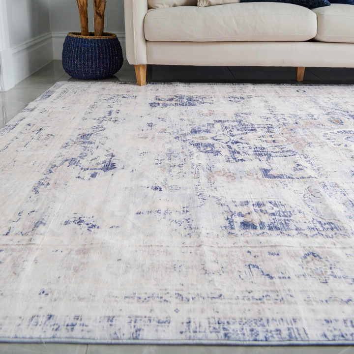 Kiara Distressed Machine Washable Rug - Rugs Fab Habitat