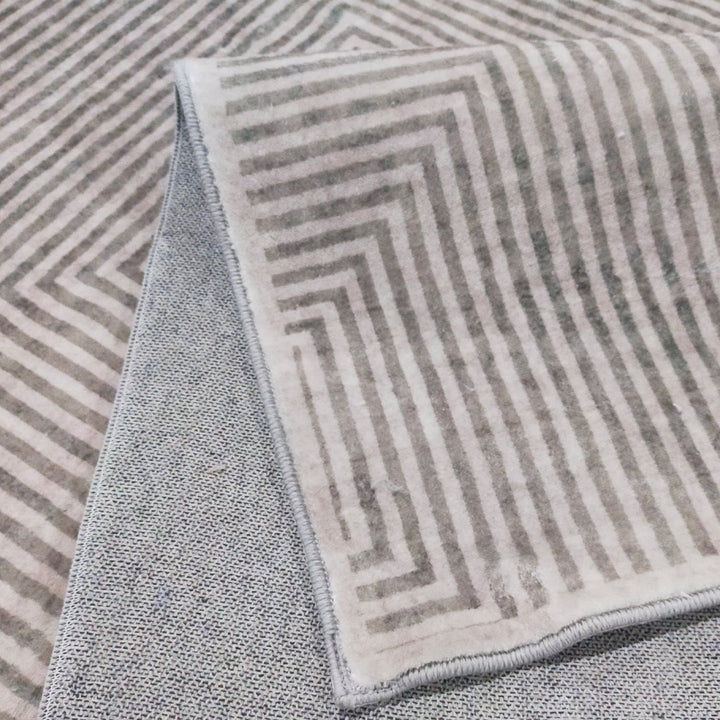 Pam Grey Machine Washable Rug - Rugs Fab Habitat