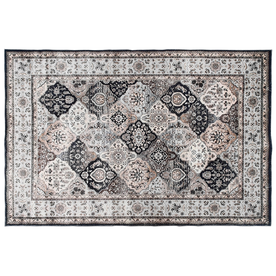 Shilloi Multicolour Washable Carpet Rug - Rugs Fab Habitat