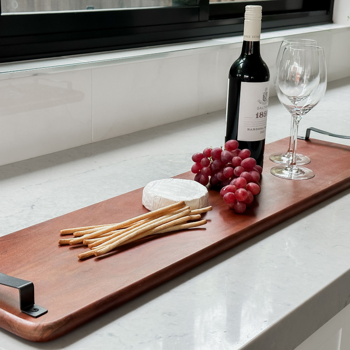 Duqqa Mango Wood 100x25cm Serving Board - Serving Boards Fab Habitat