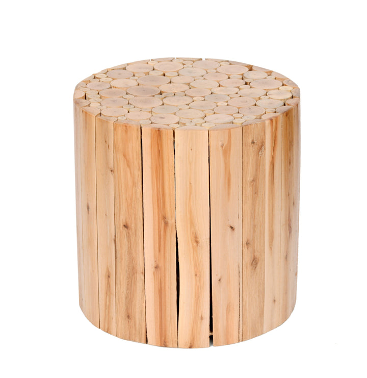 Musca Wooden Side Table - Side Tables Fab Habitat