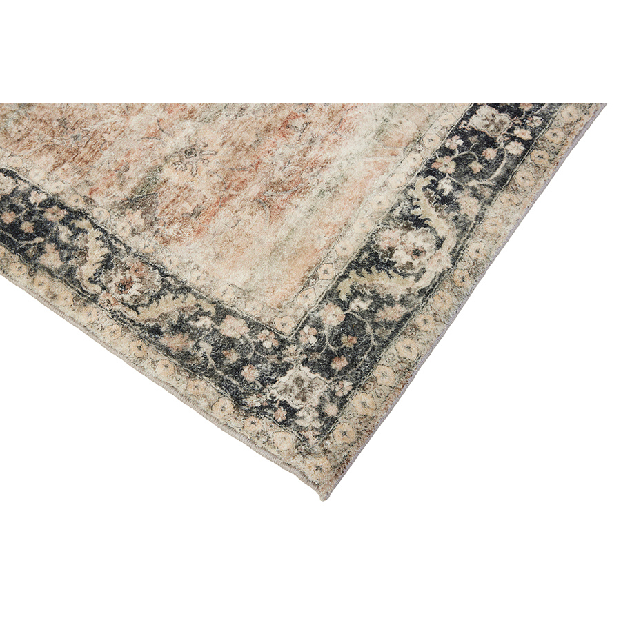 Rann Multicolour Traditional Distressed Large Rug - Soft And Plush Turkish Rugs Fab Habitat