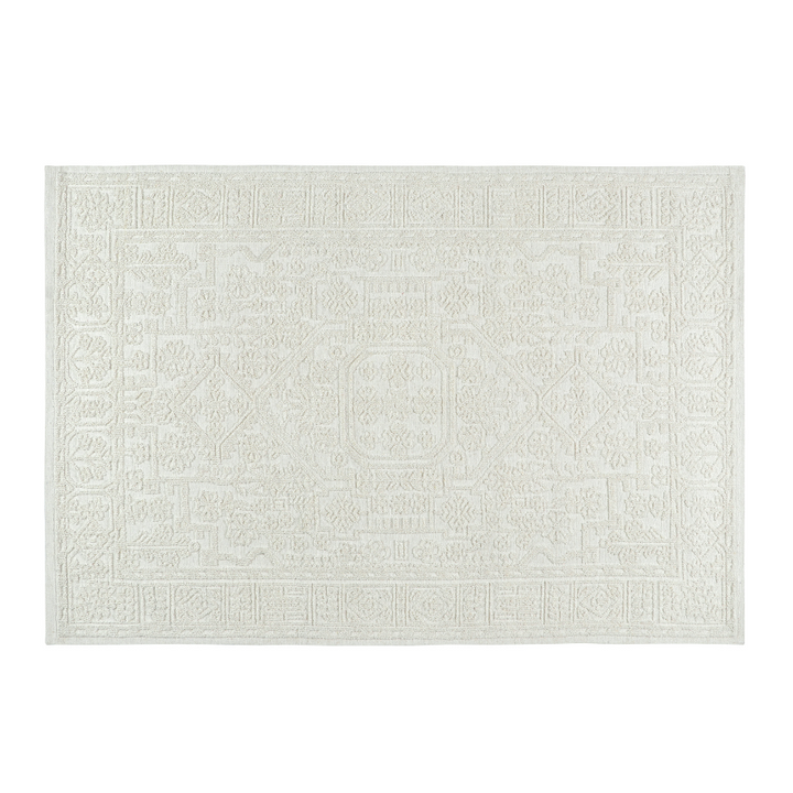 Jay Ivory 100% Wool Rug