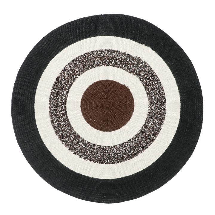 Churchill Round Multicoloured Indoor Outdoor Rug