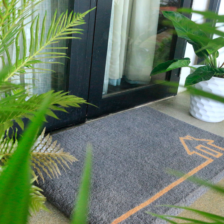 Ghar Grey Coir Doormat