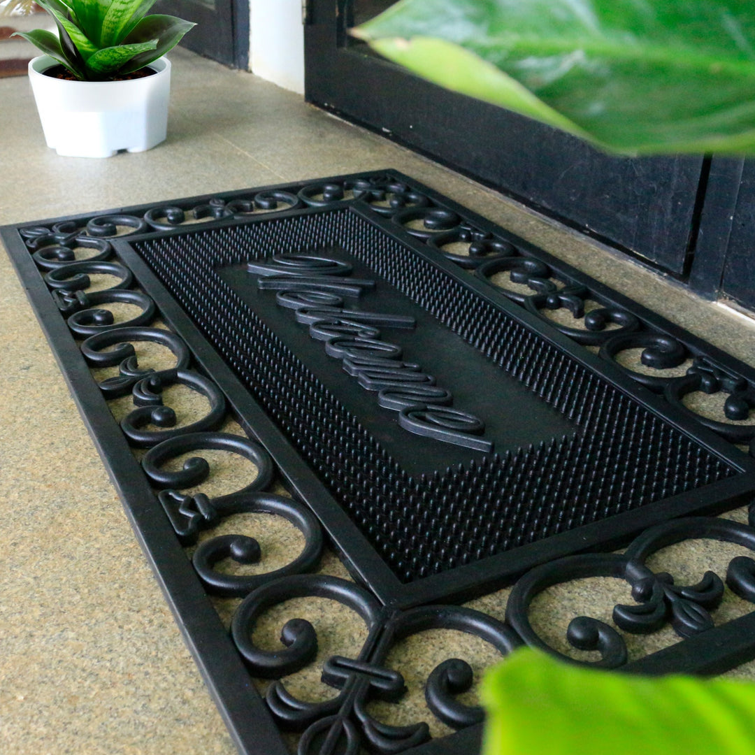 Welcome Rubber Doormat