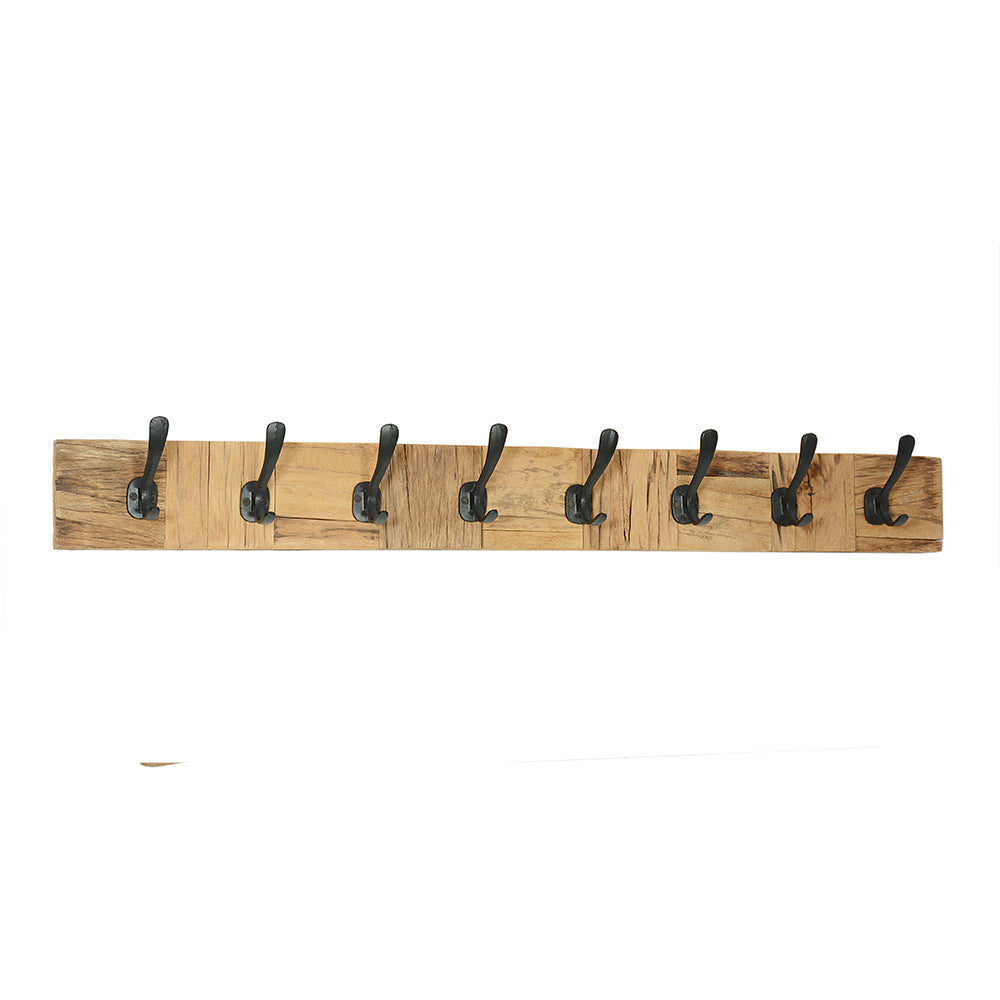 Ara 90cm Wood and Metal Wall Hook