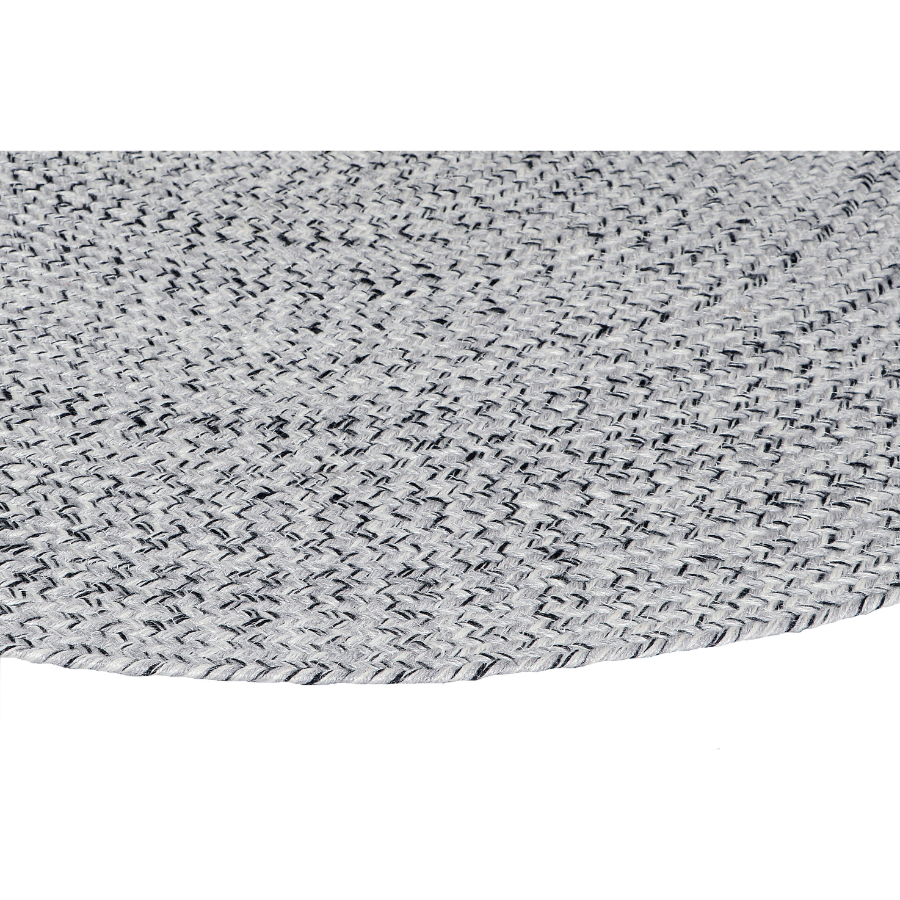 Tula Grey Oval Indoor Outdoor Rug