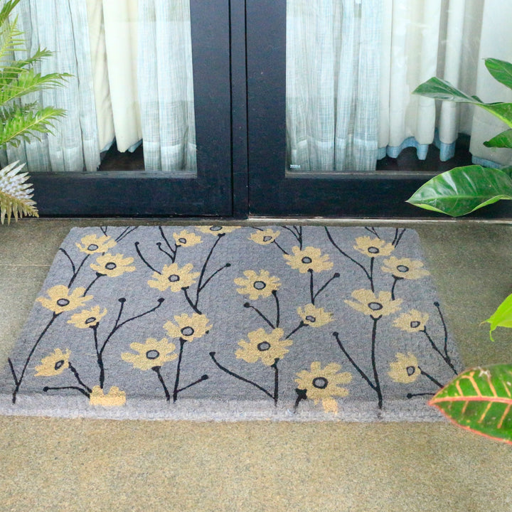 Wild Flowers 100% Coir Doormat