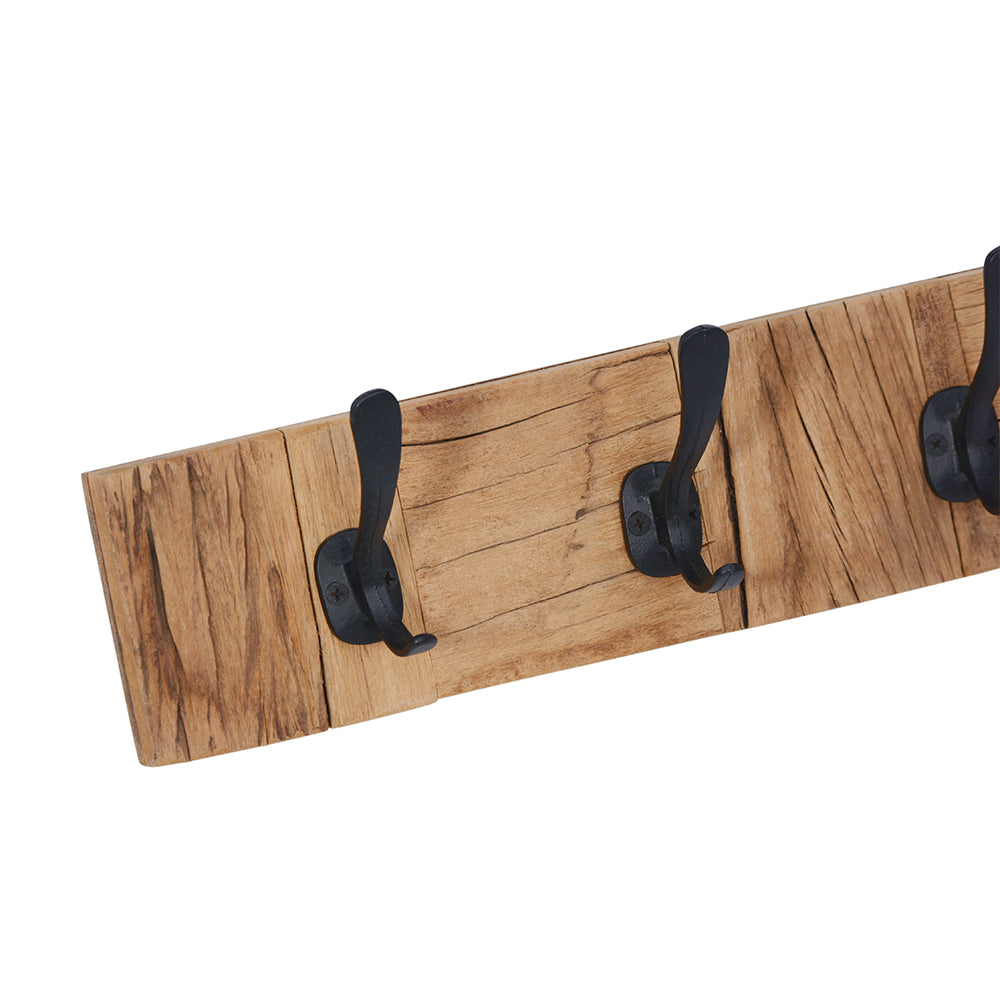 Ara 90cm Wood and Metal Wall Hook