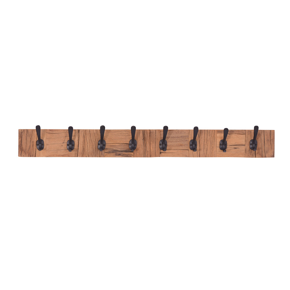 Ara 90cm Wood and Metal Wall Hook