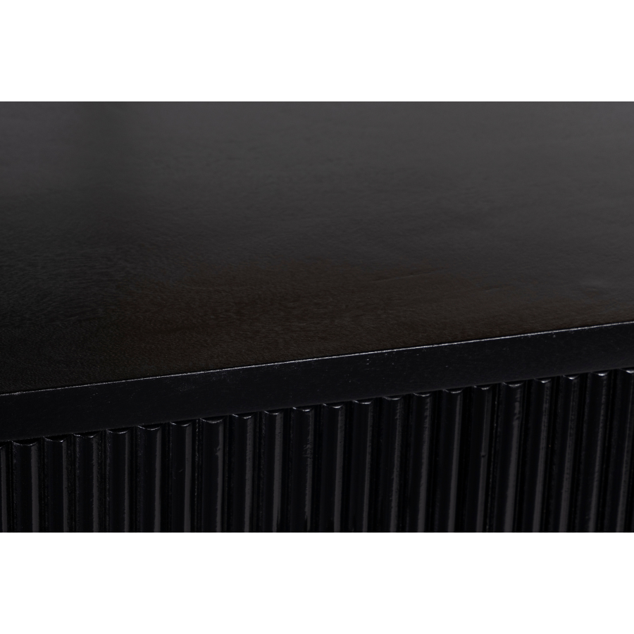 Frazer Black Console Table with 3 Drawers - 150cm