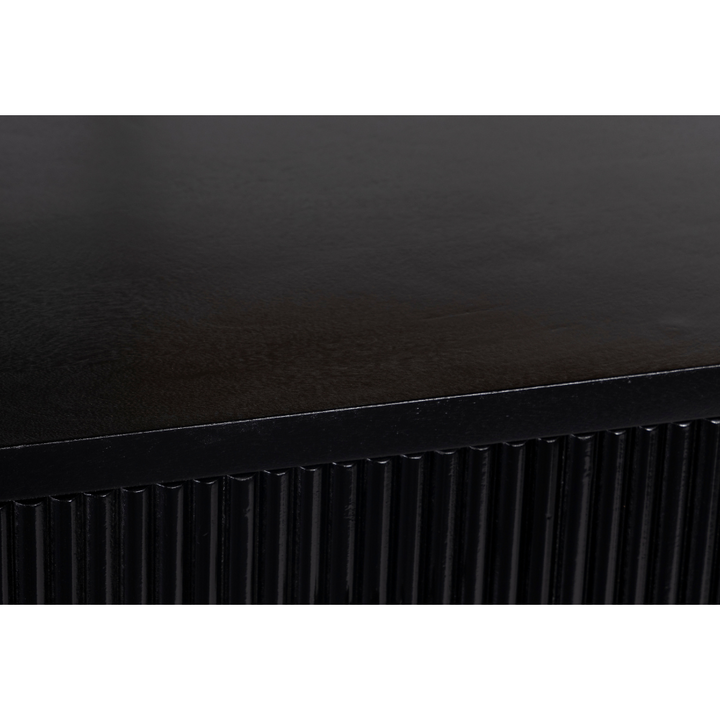 Frazer Black Console Table with 3 Drawers - 150cm