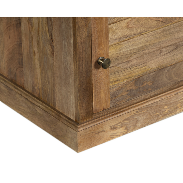 Clovelly Bedside Table - Natural Finish | 1 Drawer & 1 Cabinet